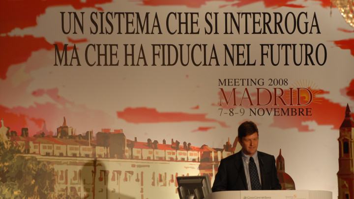 Meeting Madrid, Rigoni parla al pubblico