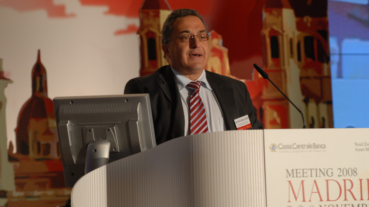 Meeting Madrid, Giuseppe graffi parla al pubblico