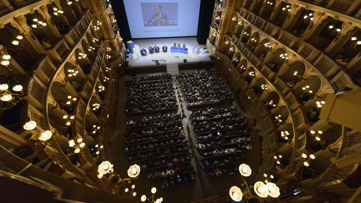 Platea foto del pubblico