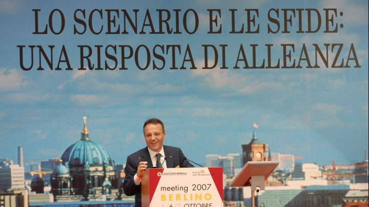 Meeting Berlino Mario Sartori parla al pubblico